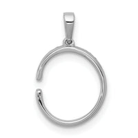 14K White Gold Diamond Letter C Initial Pendant-PM5222C-010-WA