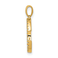 14K Diamond Letter C Initial Pendant-PM5222C-010-YA
