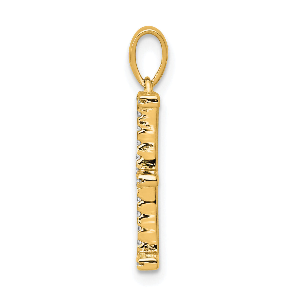 14K Diamond Letter E Initial Pendant-PM5222E-010-YA