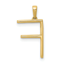14K Diamond Letter F Initial Pendant-PM5222F-013-YA