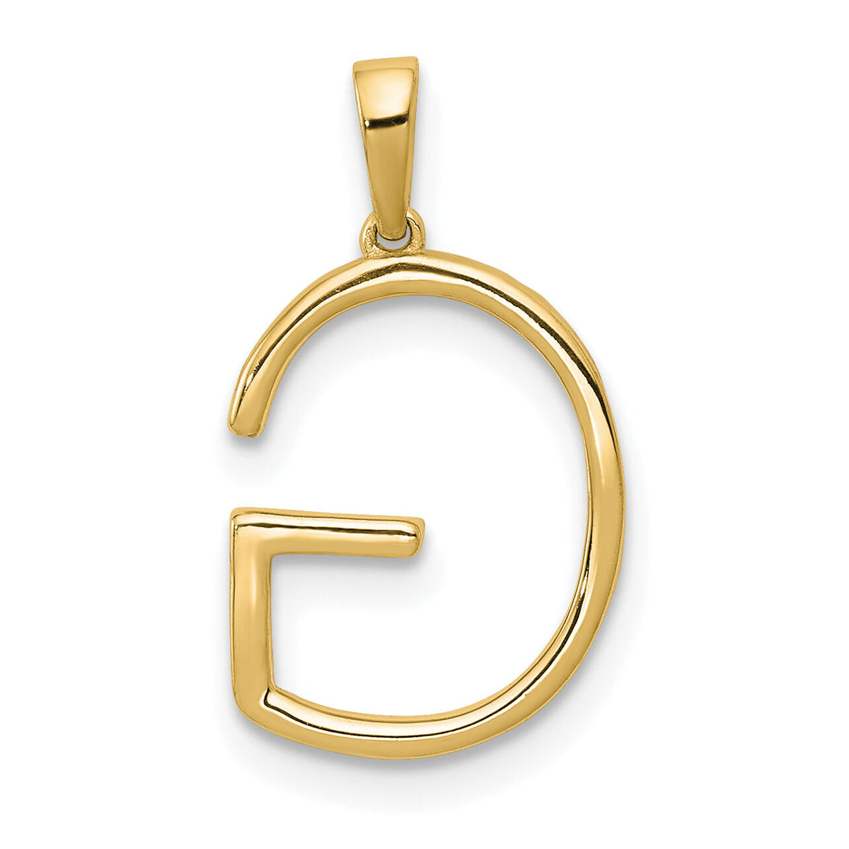 14K Diamond Letter G Initial Pendant-PM5222G-010-YA