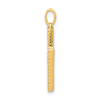14K Diamond Letter H Initial Pendant-PM5222H-010-YA