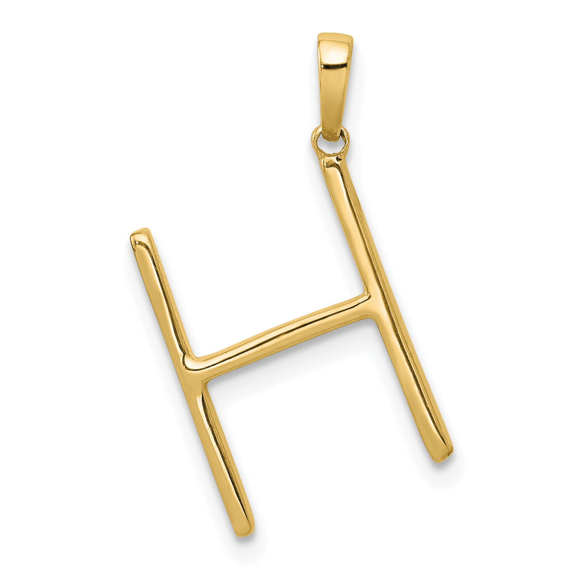 14K Diamond Letter H Initial Pendant-PM5222H-010-YA