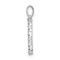 14K White Gold Diamond Letter I Initial Pendant-PM5222I-010-WA