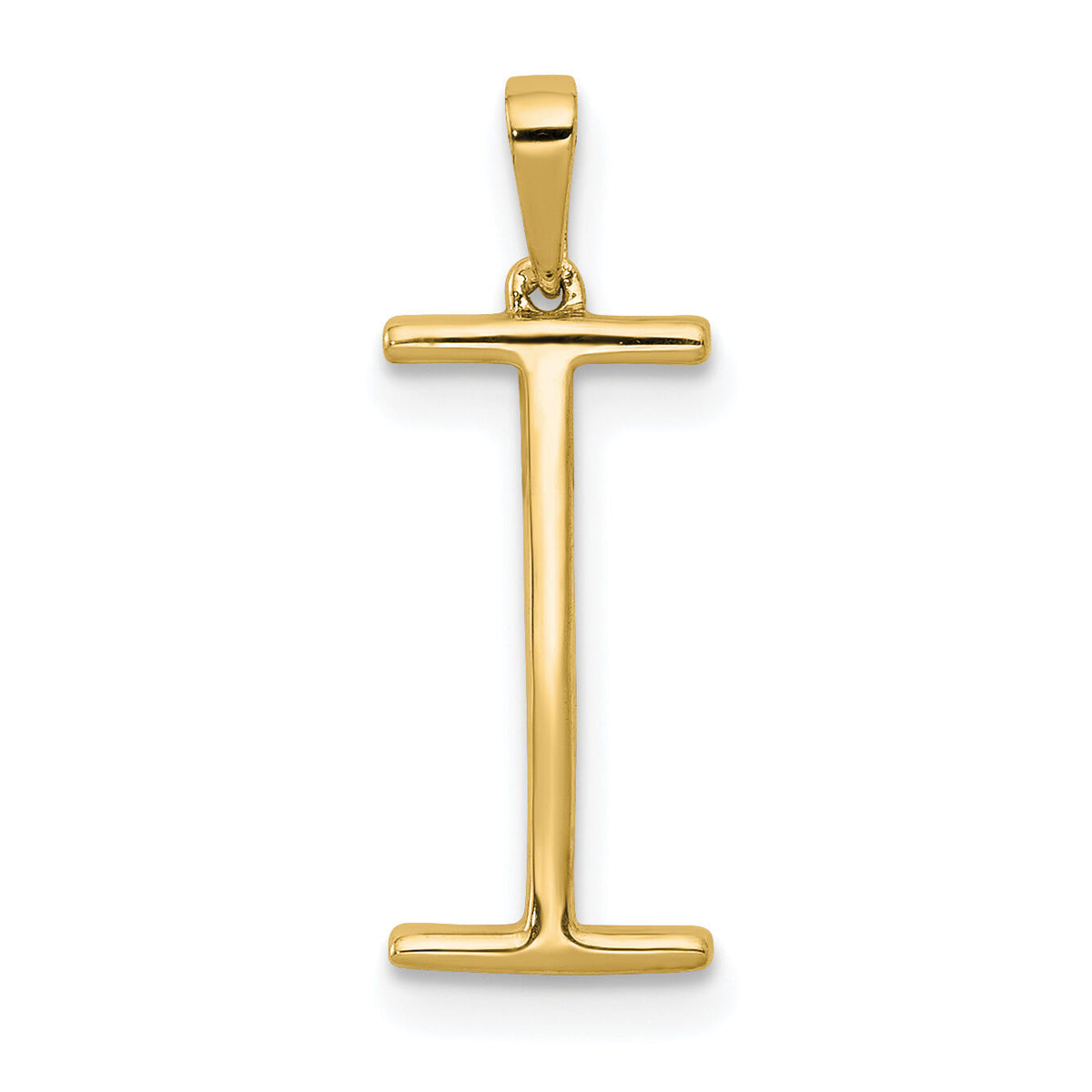 14K Diamond Letter I Initial Pendant-PM5222I-010-YA