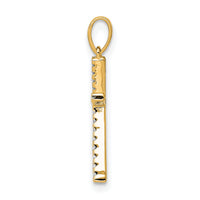 14K Diamond Letter K Initial Pendant-PM5222K-010-YA