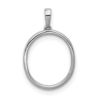 14K White Gold Diamond Letter O Initial Pendant-PM5222O-010-WA