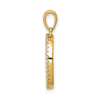 14K Diamond Letter O Initial Pendant-PM5222O-010-YA