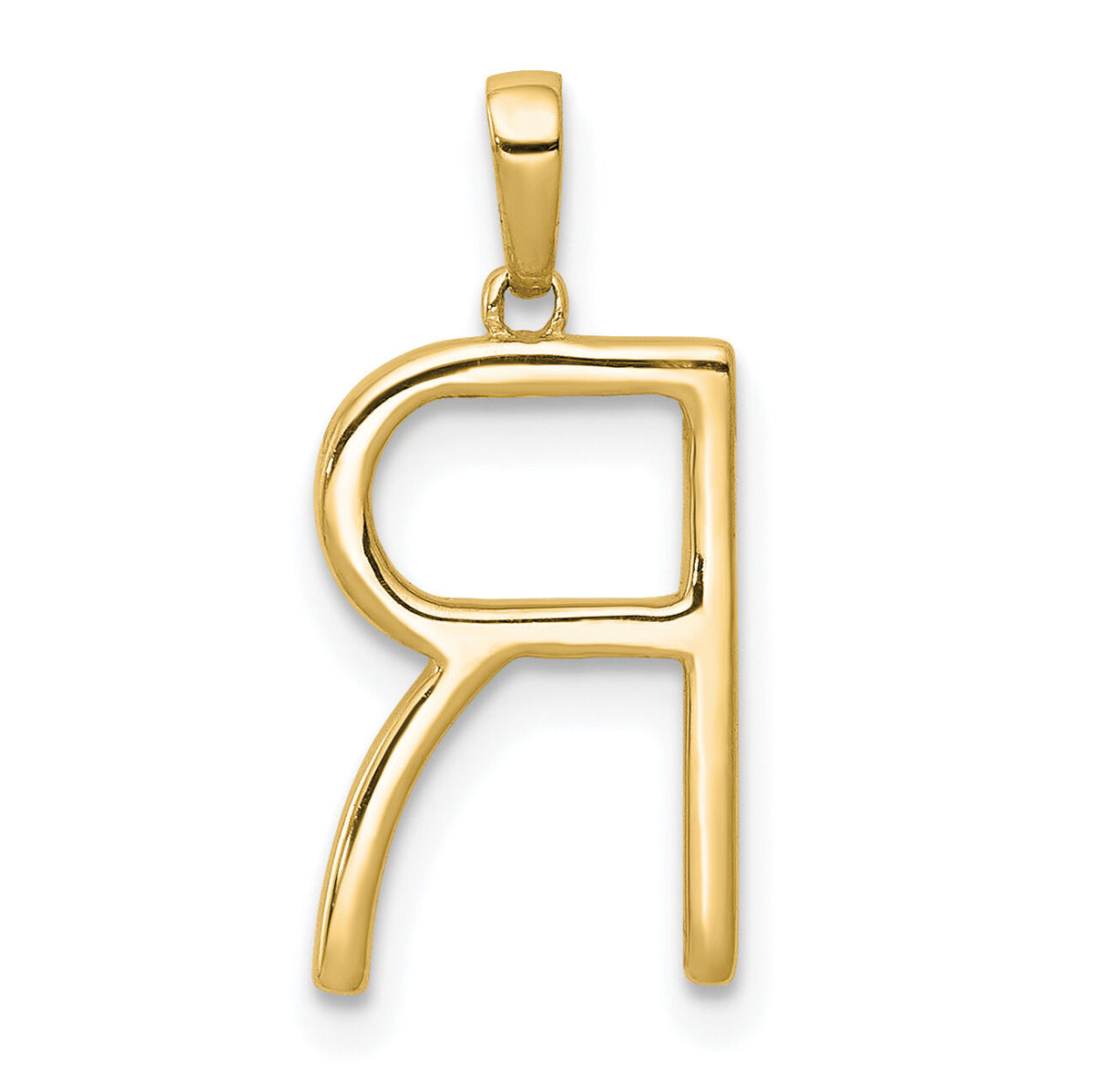 14K Diamond Letter R Initial Pendant-PM5222R-010-YA