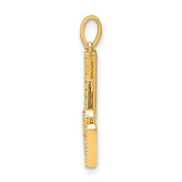 14K Diamond Letter W Initial Pendant-PM5222W-013-YA