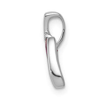 14k White Gold Diamond and .31 Ruby Pendant-PM5262-RU-001-WA