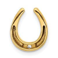 14k Polished Fancy Diamond Chain Slide-PM5918-007-YA