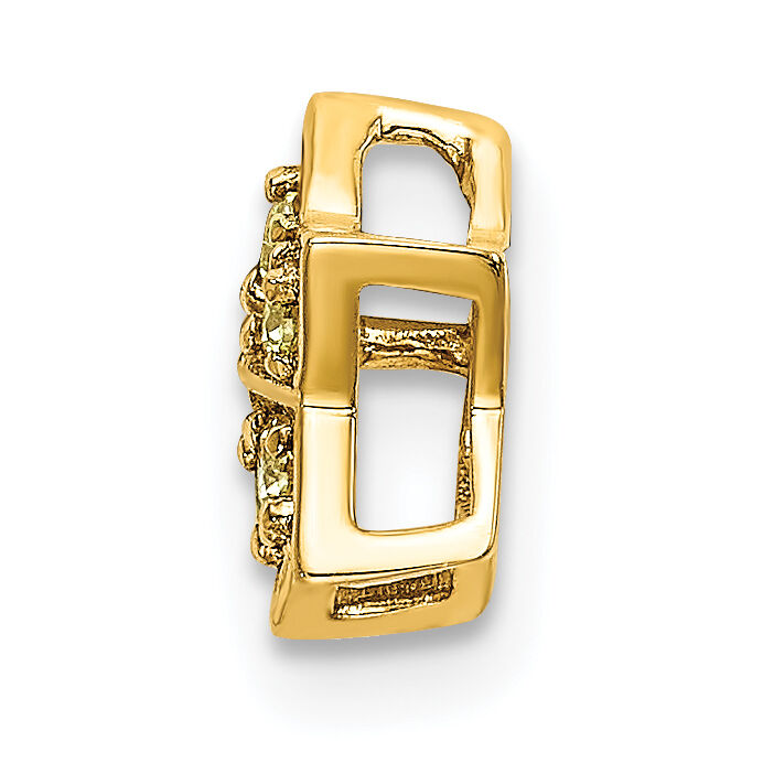 14k Yellow Sapphire Star Chain Slide Pendant-PM6609-SAY-YA