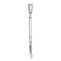14k White Gold Fancy Diamond Pendant-PM6854-025-WA