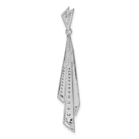 14k White Gold Fancy Diamond Pendant-PM6854-025-WA