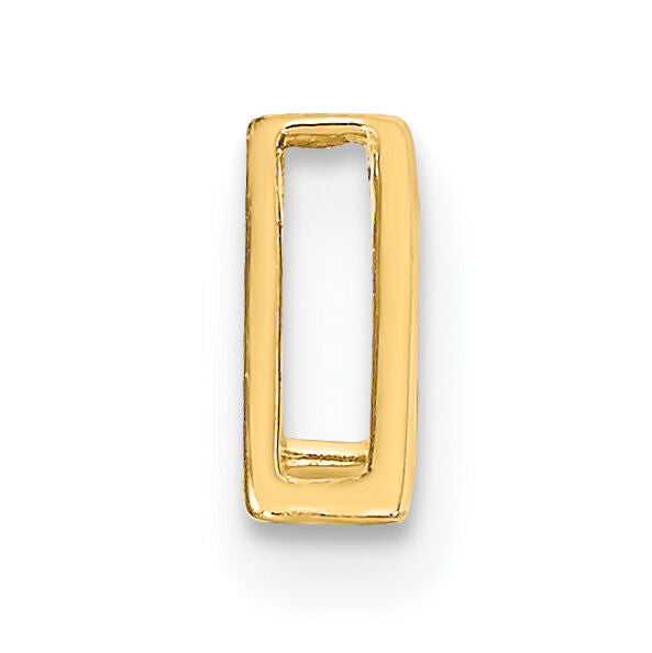 14k Polished Triangle Chain Slide-PM6856-Y