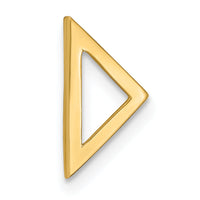 14k Polished Triangle Chain Slide-PM6856-Y