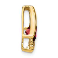 14k Garnet and Diamond Pendant-PM7033-GA-001-YA