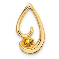 14k Citrine Chain Slide-PM7145-CI-Y