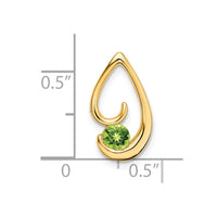 14k Peridot Chain Slide-PM7145-PE-Y