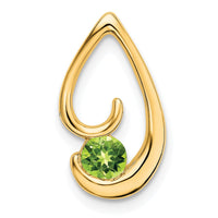 14k Peridot Chain Slide-PM7145-PE-Y