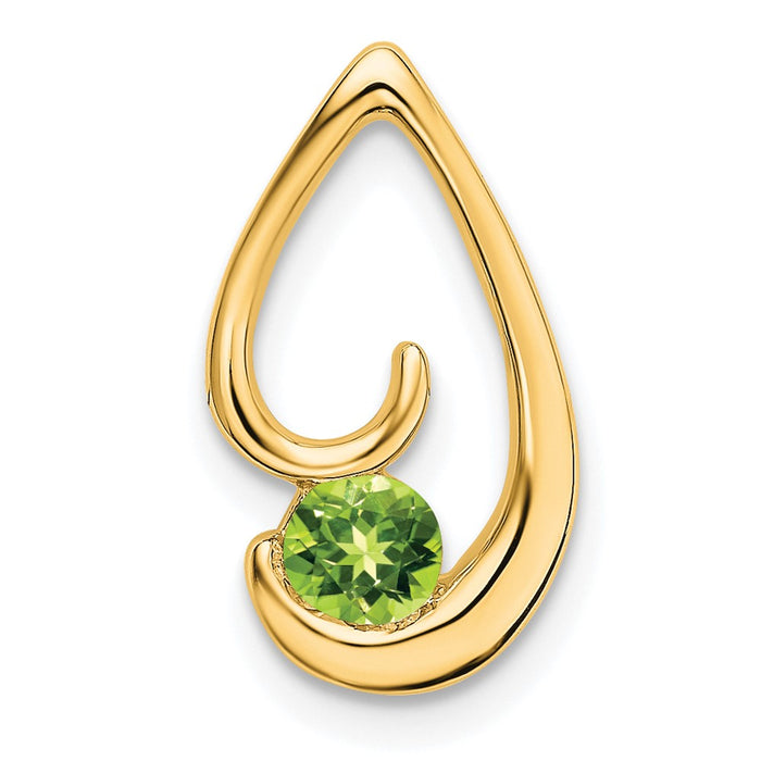 14k Peridot Chain Slide-PM7145-PE-Y