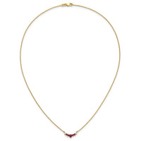 14k Ruby and Diamond 18 inch Necklace-PM7177-RU-007-YA