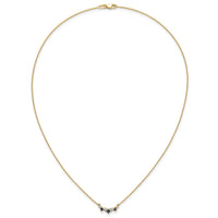 14k Sapphire and Diamond 18 inch Necklace-PM7178-SA-012-YA