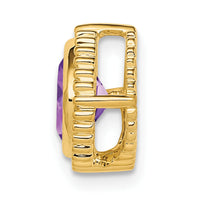 14k Cushion Amethyst Chain Slide-PM7201-AM-Y