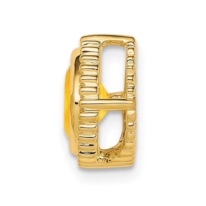 14k Cushion Citrine Chain Slide-PM7201-CI-Y
