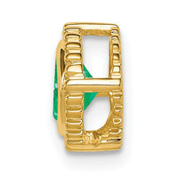14k Cushion Emerald Chain Slide-PM7201-EM-Y