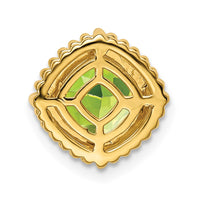14k Cushion Peridot Chain Slide-PM7201-PE-Y