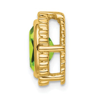 14k Oval Peridot Chain Slide-PM7202-PE-Y