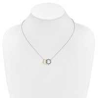 14k Two-tone Sapphire and Diamond 18in. Circles Necklace-PM7220-SA-012-WYA