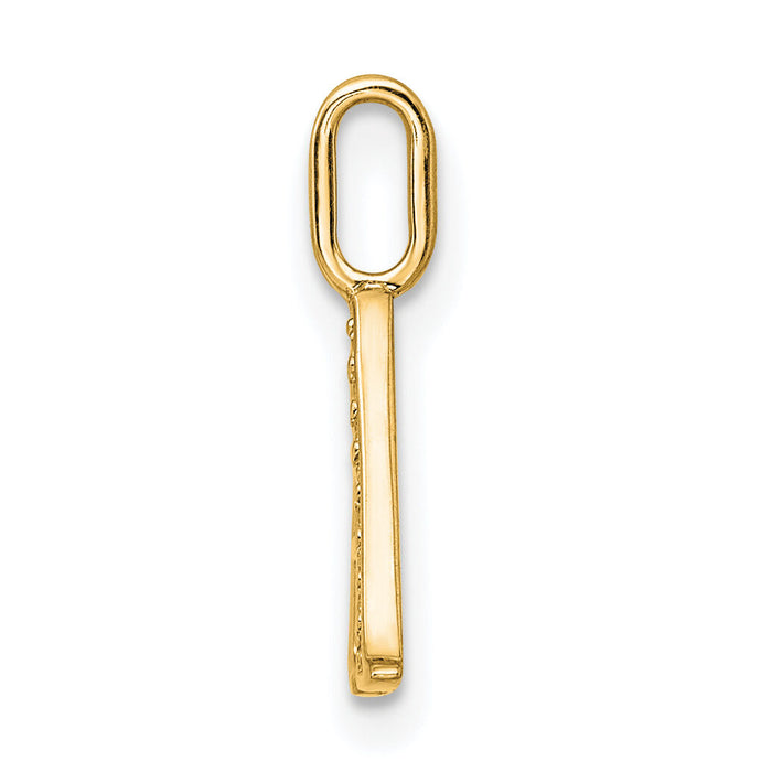 14K Diamond Letter A Initial Pendant-PM8365A-002-YA