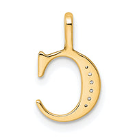 14k Diamond Letter C Initial Pendant-PM8365C-002-YA