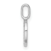 14K White Gold Diamond Letter D Initial Pendant-PM8365D-003-WA