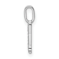 14K White Gold Diamond Letter F Initial Pendant-PM8365F-003-WA