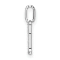 14K White Gold Diamond Letter I Initial Pendant-PM8365I-003-WA