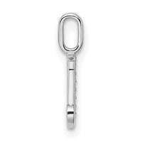 14K White Gold Diamond Letter J Initial Pendant-PM8365J-003-WA