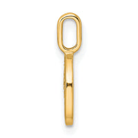 14k Diamond Letter O Initial Pendant-PM8365O-002-YA