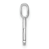 14K White Gold Diamond Letter T Initial Pendant-PM8365T-002-WA