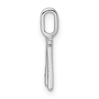 14K White Gold Diamond Letter W Initial Pendant-PM8365W-003-WA