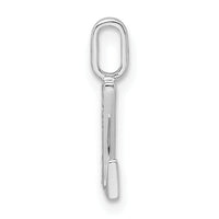 14K White Gold Diamond Letter Z Initial Pendant-PM8365Z-004-WA