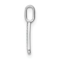 14K White Gold Diamond Letter A Initial Pendant-PM8367A-006-WA