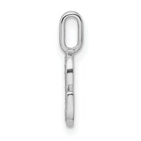 14K White Gold Diamond Letter G Initial Pendant-PM8367G-006-WA