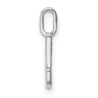 14K White Gold Diamond Letter J Initial Pendant-PM8367J-004-WA