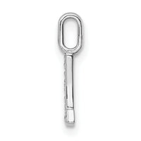 14K White Gold Diamond Letter L Initial Pendant-PM8367L-003-WA