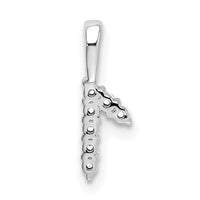 14k White Gold Diamond Number 1 Pendant-PM8369-1-007-WA