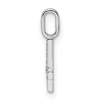 14k White Gold Diamond Number 4 Pendant-PM8370-4-007-WA